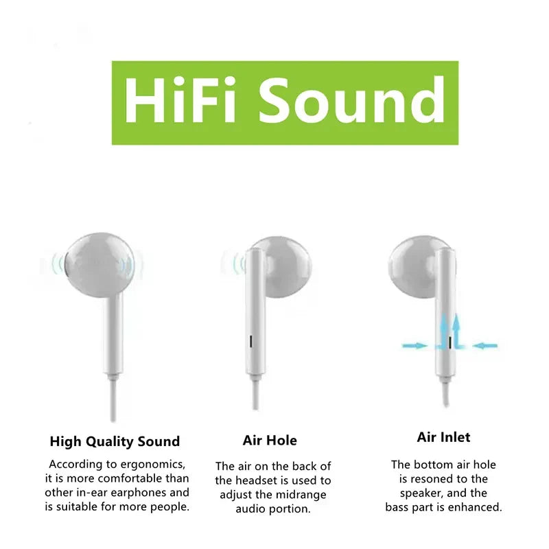 Luxury Wired Lightning Earphones For Apple iPhone