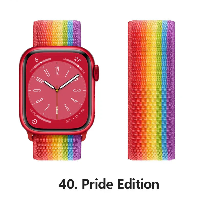 Nylon loop Correa For Apple Watch Band