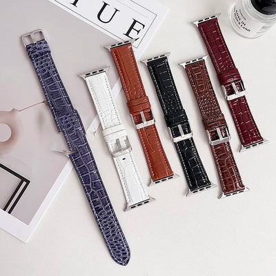 Leather Watch Band for Apple Watch Strap