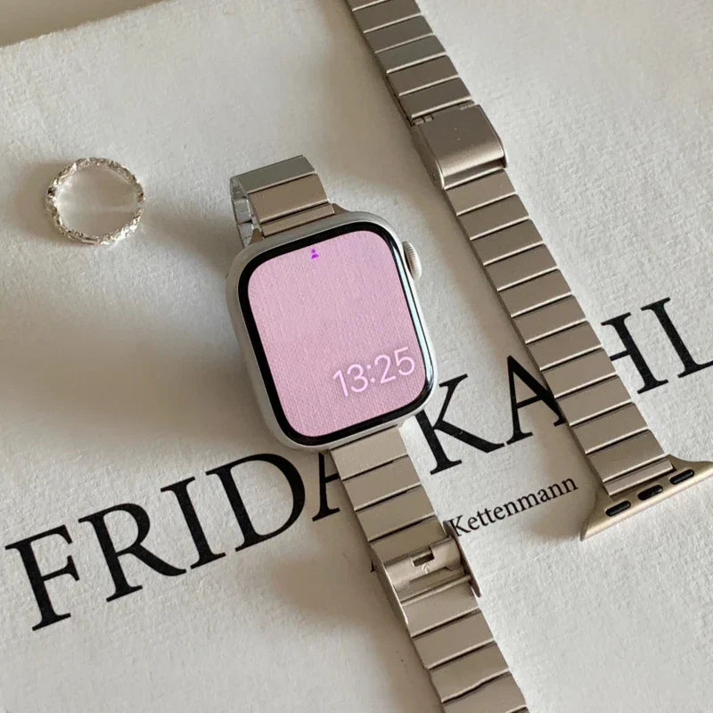Luxury Metal Stainless Steel Strap For Apple Watch