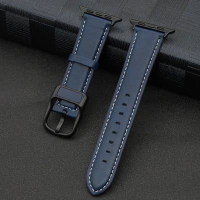 Leather strap For Apple watch band
