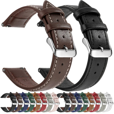 Top Grain Genuine Leather Watch Band