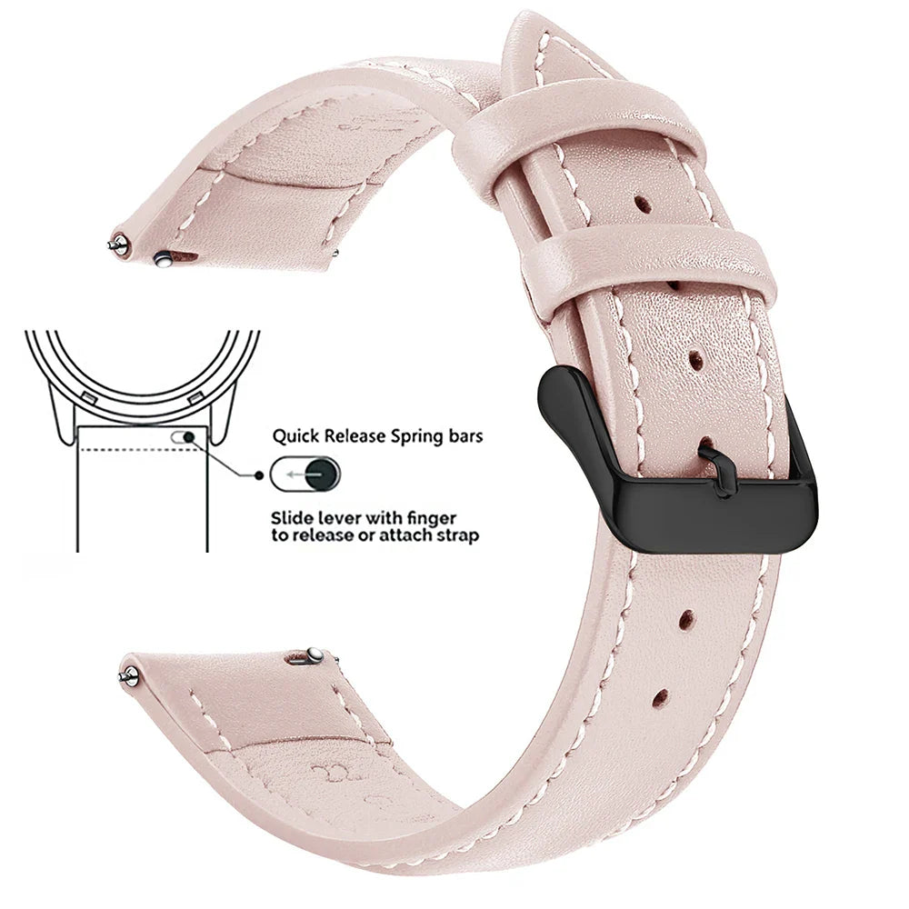 Top Grain Genuine Leather Watch Band