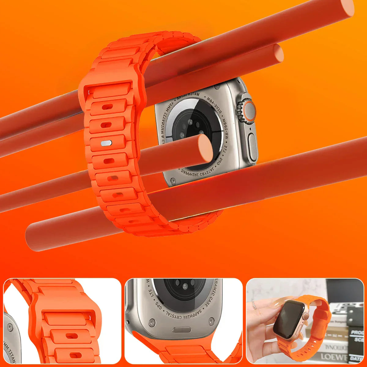 Silicone Strap for Apple Watch Band