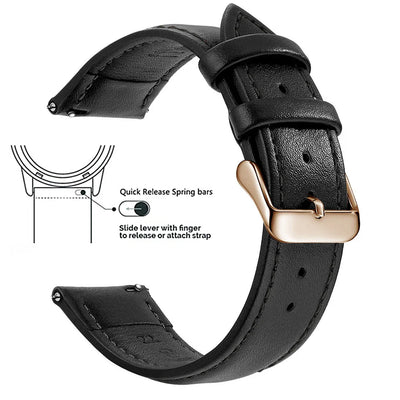 Top Grain Genuine Leather Watch Band