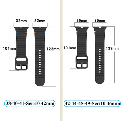 Silicone Strap for Apple watch straps