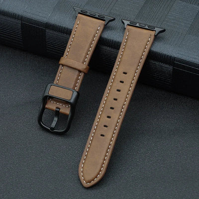Leather strap For Apple watch band