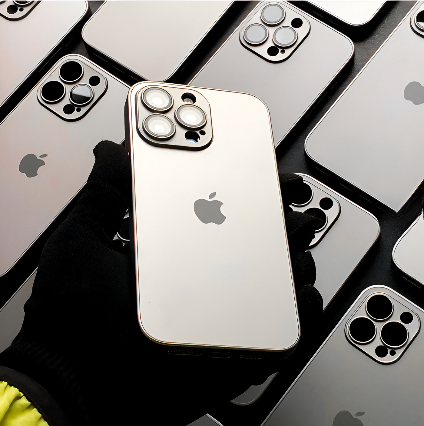 Natural Titanium Grey AG Premium Glass Case