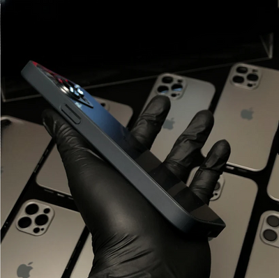 Black Titanium AG Premium Glass Case