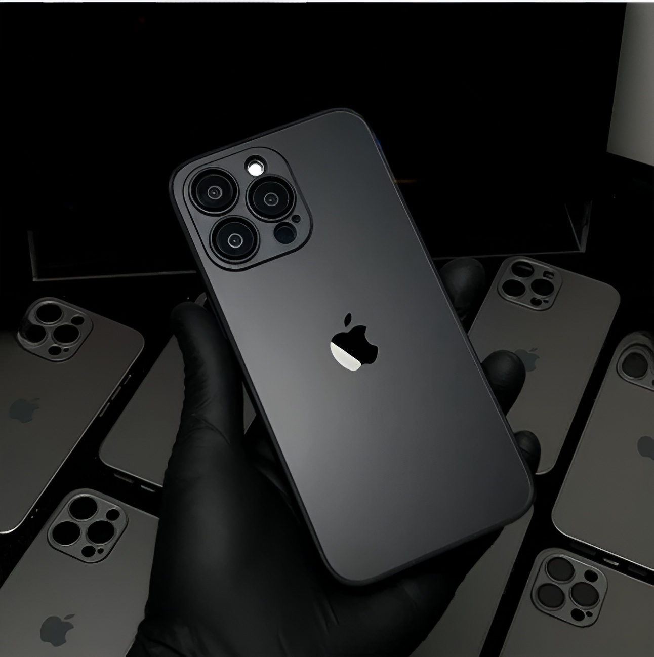 Black Titanium AG Premium Glass Case