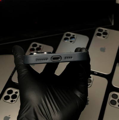 Black Titanium AG Premium Glass Case