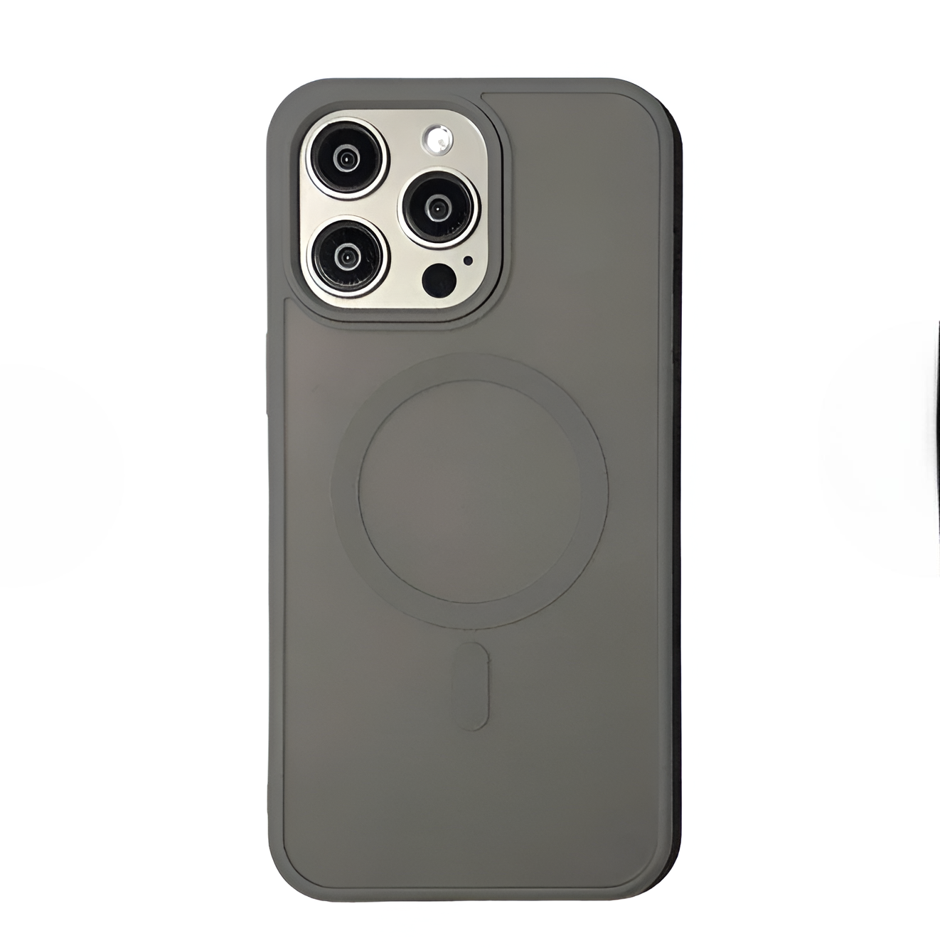 Natural Titanium Matt Magsafe Anti-shock case