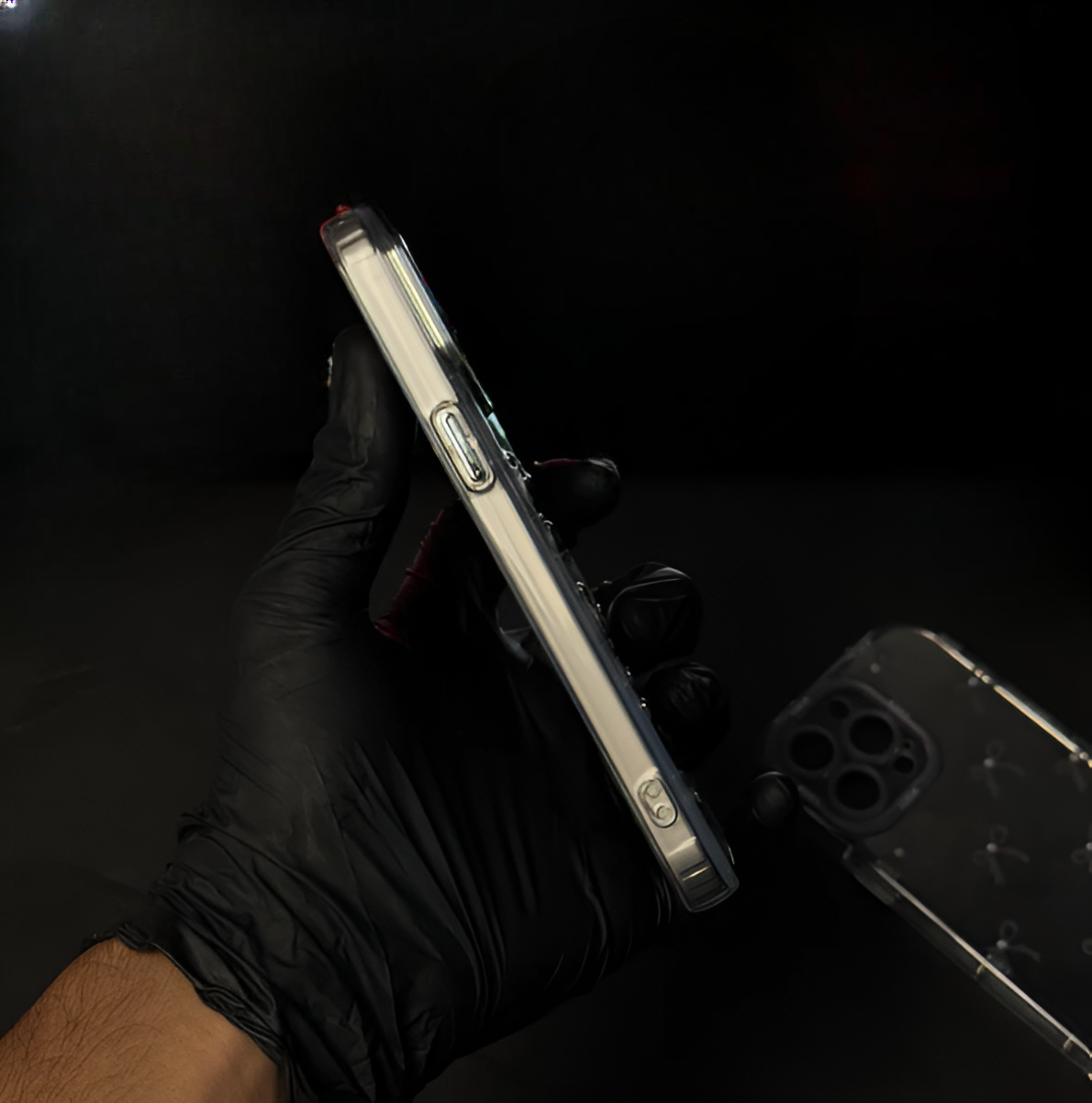 Embosed Bow Glitter Case Premium Quality