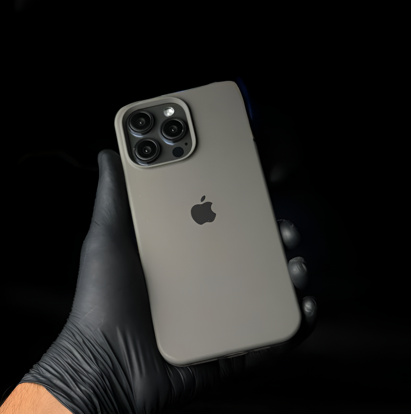 Natural Titanium Silicon Case