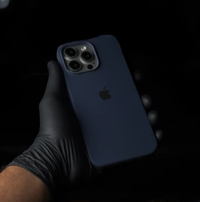Navy Blue Silicon Case