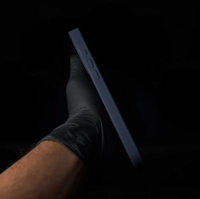 Navy Blue Silicon Case