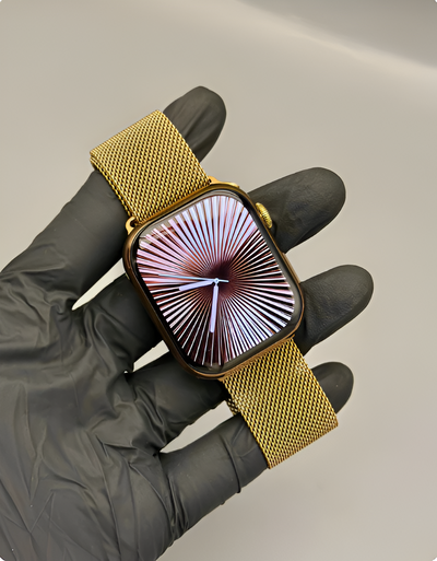 HK10 Pro Max Smart Watch Stainless Titanium (3 Straps Free)