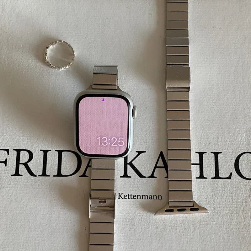 Luxury Metal Stainless Steel Strap For Apple Watch