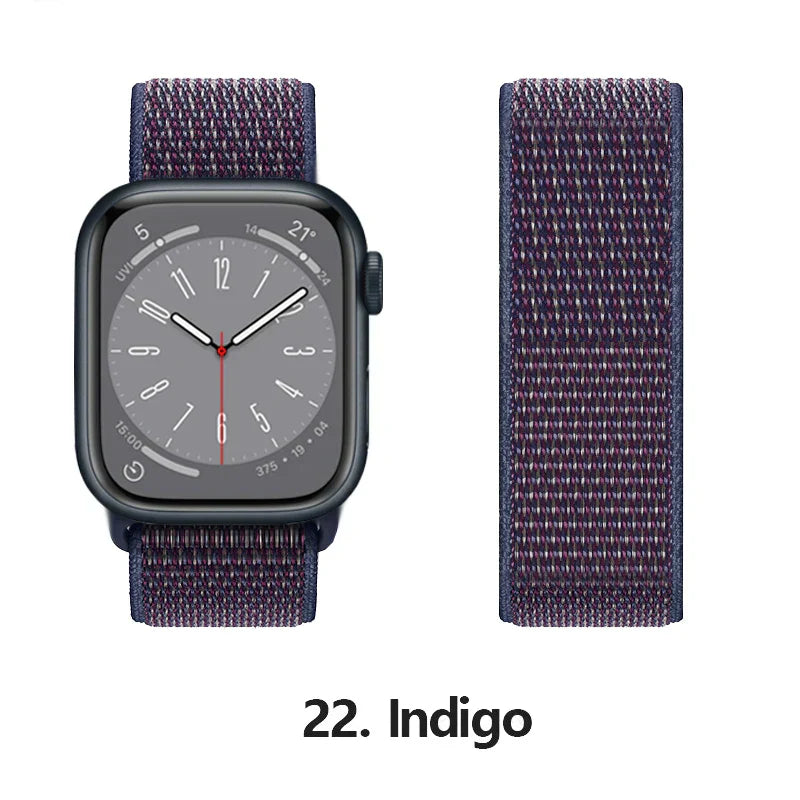 Nylon loop Correa For Apple Watch Band