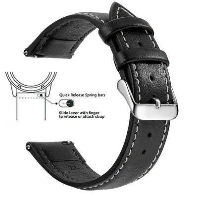 Top Grain Genuine Leather Watch Band