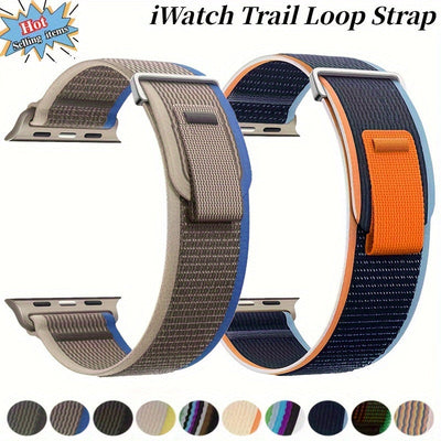 Adjustable Nylon Trail Loop Strap for Apple Watch -