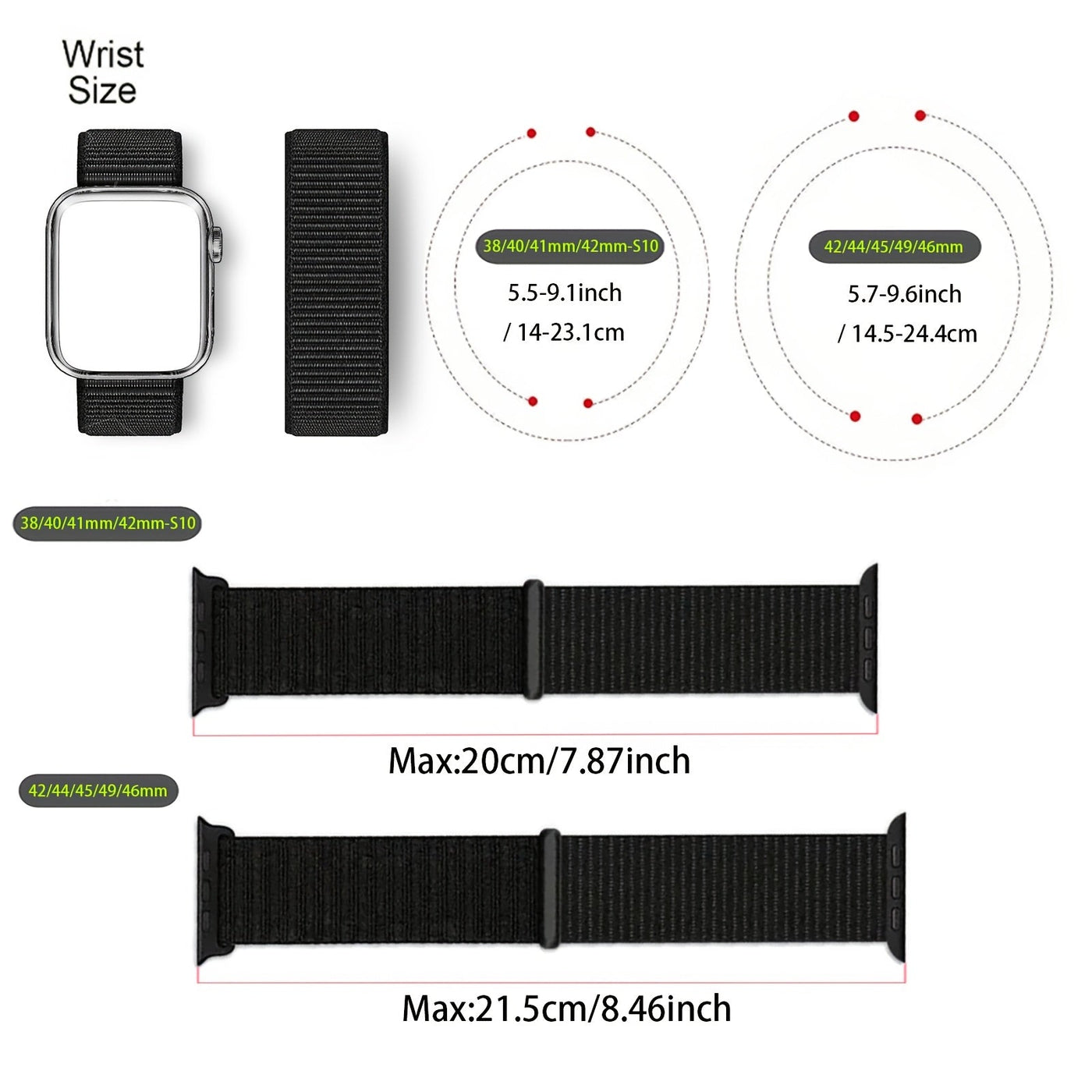 Nylon Loop Band for Apple Watch