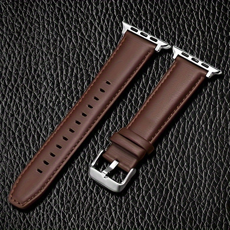 Leather Watch Band Compatible with Apple Watch