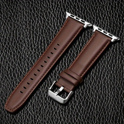 Leather Watch Band Compatible with Apple Watch