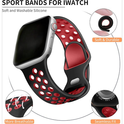 1pc Silicone Sport Band for Apple Watch