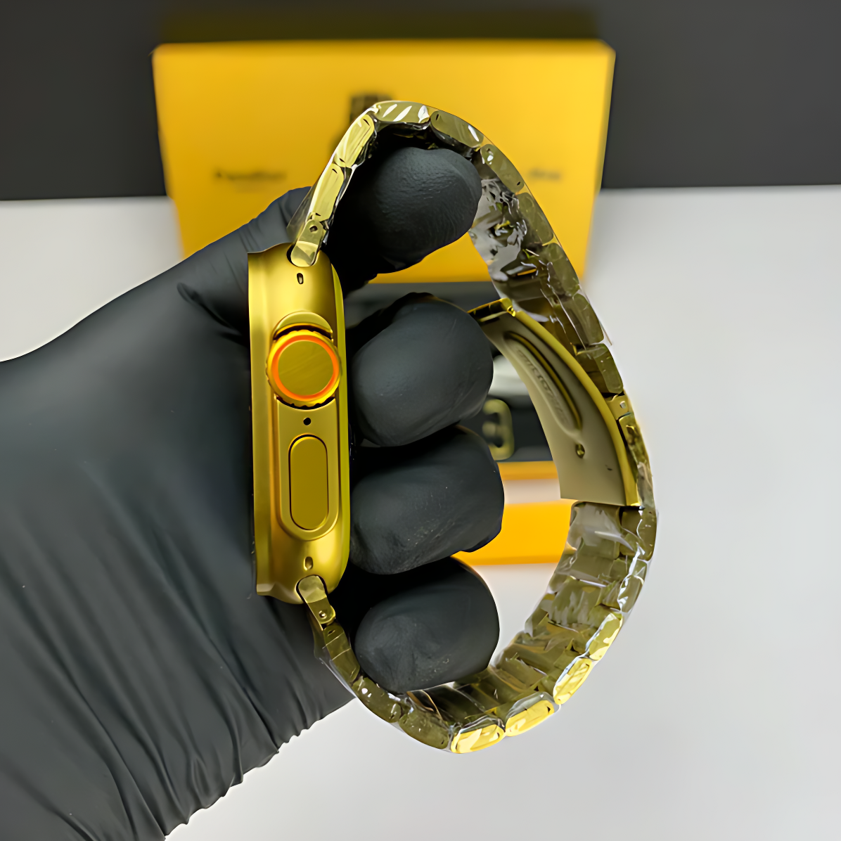 G9 Ultra Pro Gold Watch with Three Straps