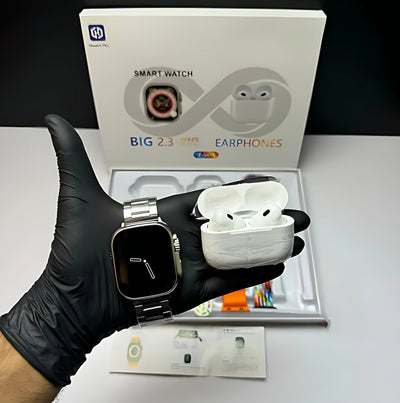 I20 Smart Watch 7in1 + Free Airpods Pro 2