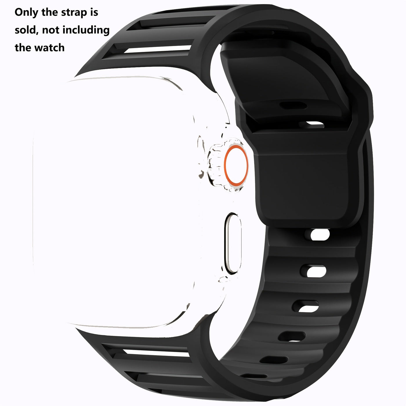 Breathable Silicone Sports Strap for Apple Watch