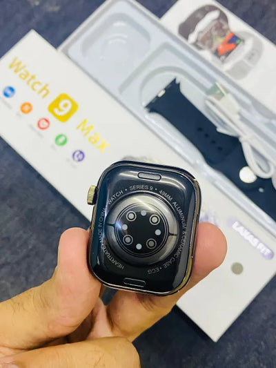 Watch 9 Max (Black) | Always-On Display Smartwatch