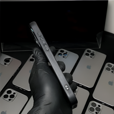 Black Titanium AG Premium Glass Case