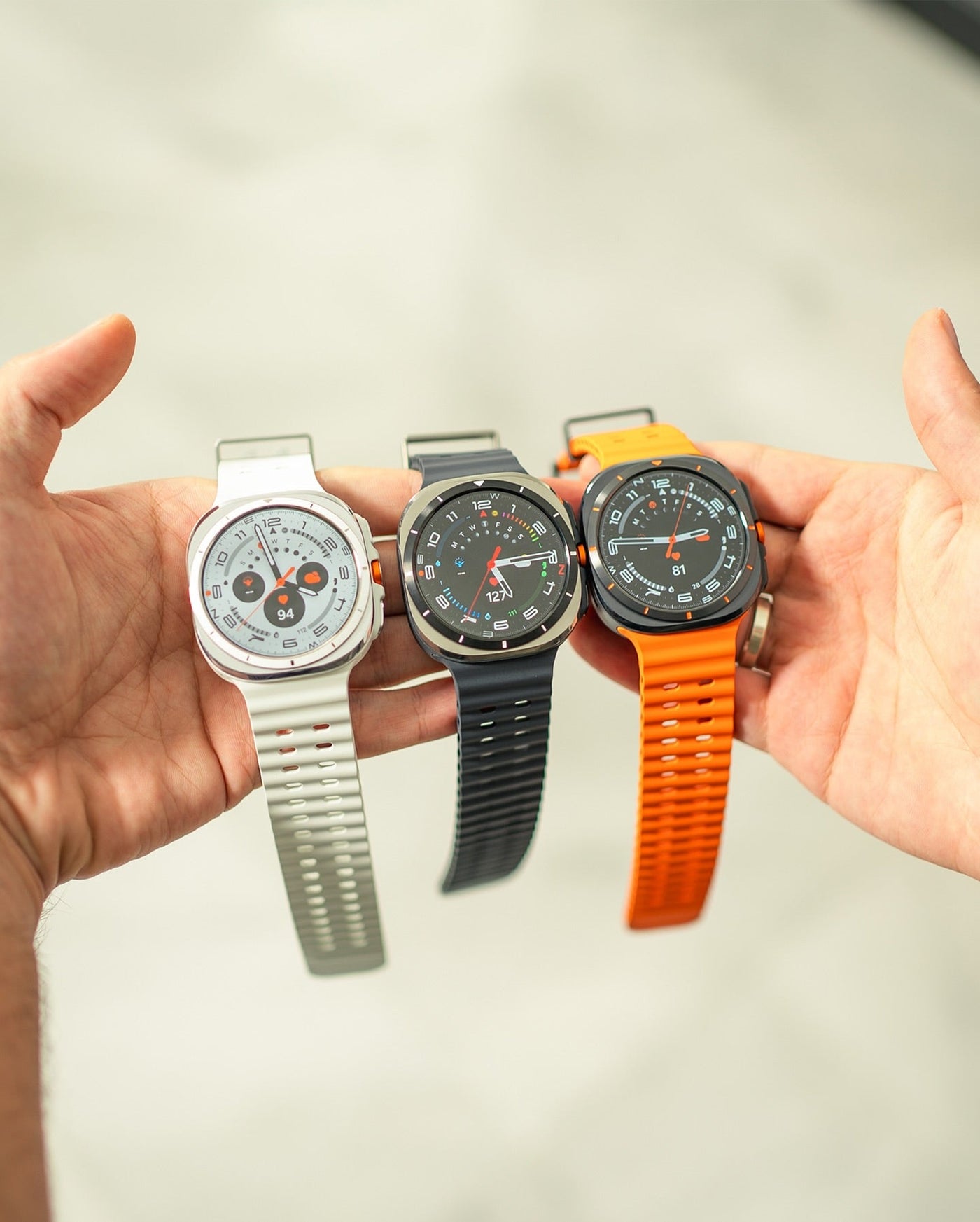 Galaxy Watch 7 Ultra Smartwatch (Orange Strap)