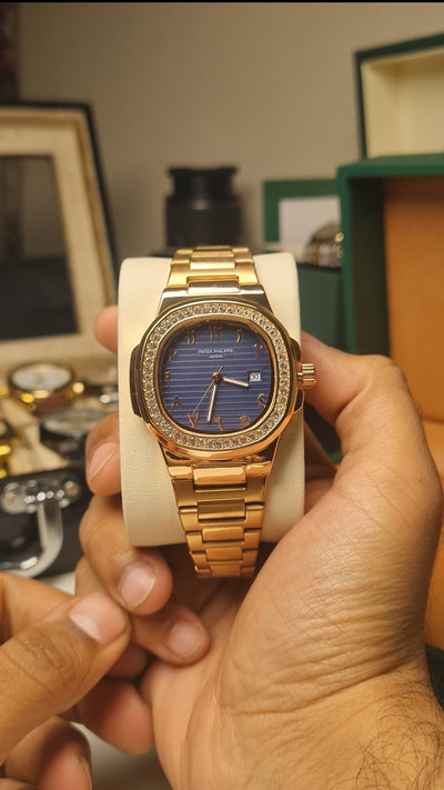 Patek Philippe Stoned (Navy Blue)