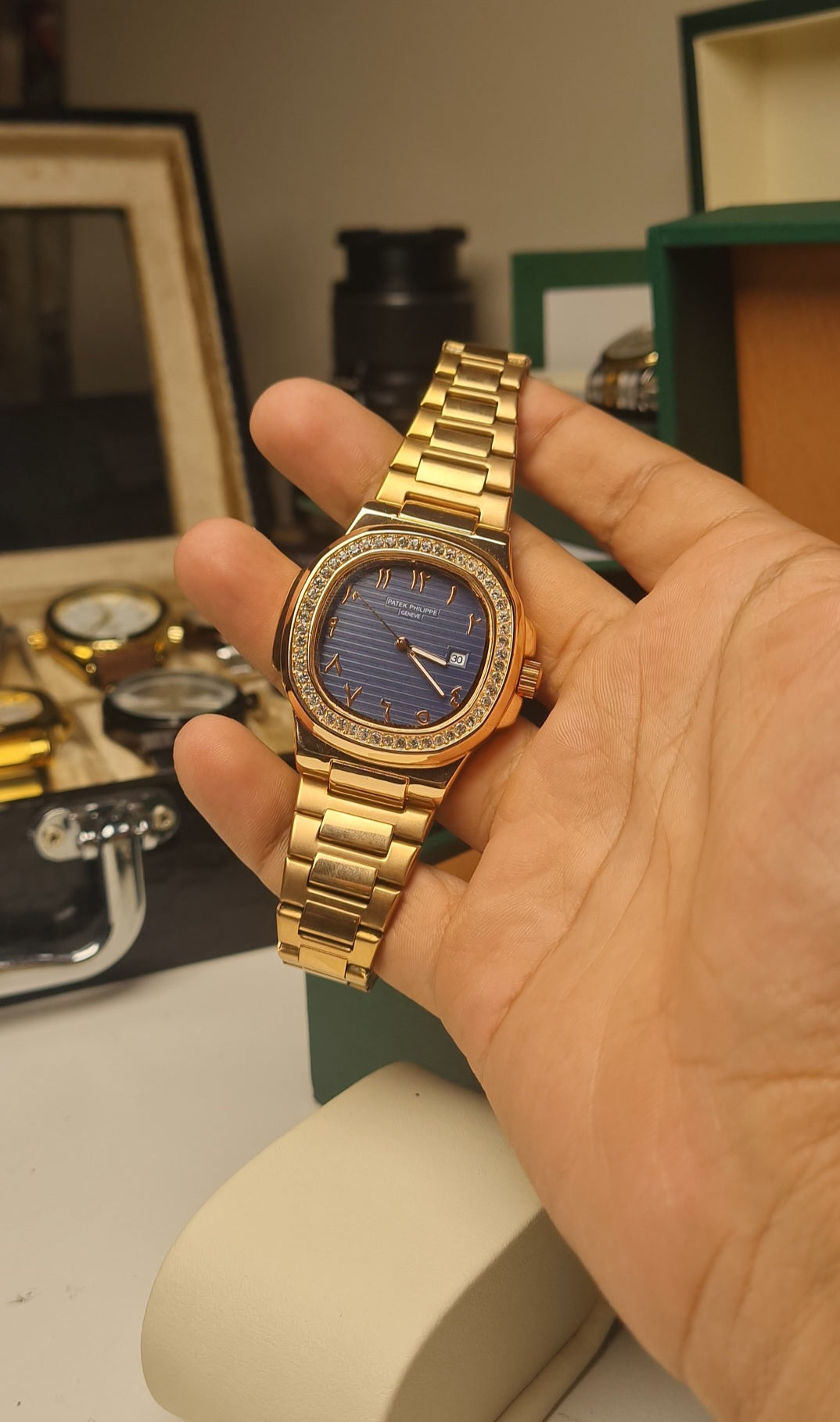 Patek Philippe Stoned (Navy Blue)