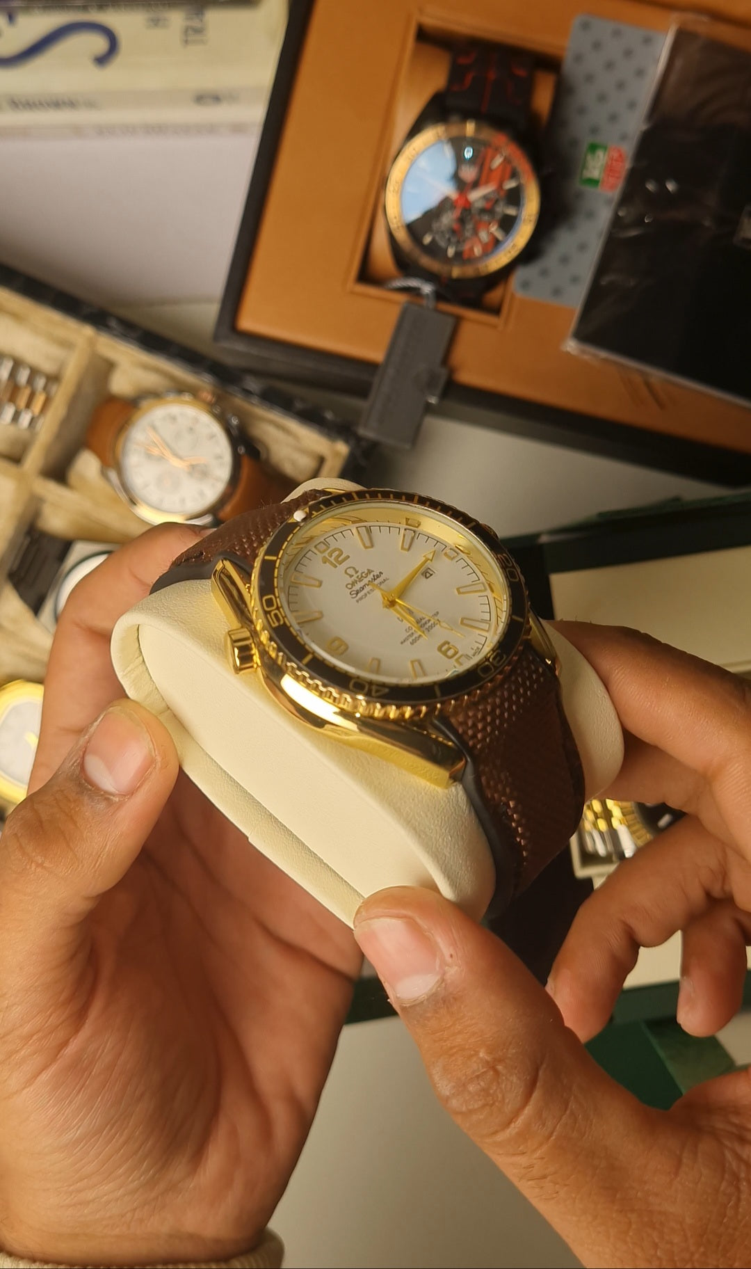 Omega Seamaster - Premium Gold & White Edition