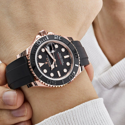 Rolex Yacht Master Automatic Movement | Rose Gold Men Watch